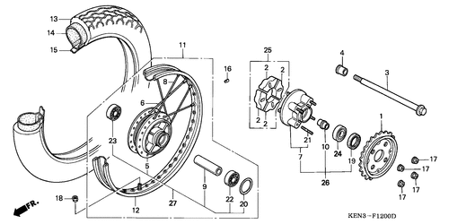  Roue Arriere