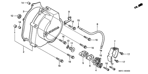  Panneau Carter-moteur D./  Pompe A Huile