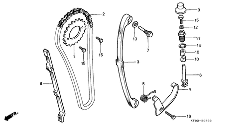  Nockenwellenkette/ Spannvorrichtung