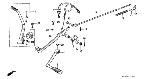  Pedal/ Kickstarter-arm