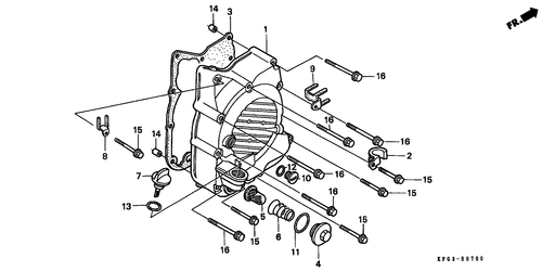  Panneau Carter-moteur D.