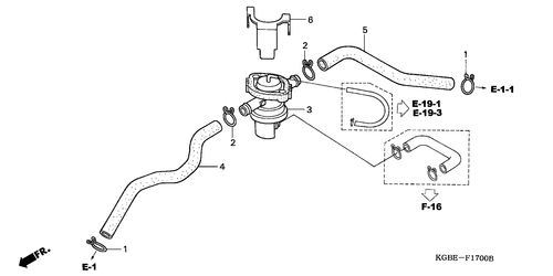  Commande Injection D'air Soupape