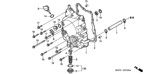  Panneau Carter-moteur D.