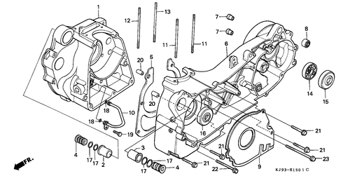  Carter Moteur (ch125g/ J/ L/ M/ N/ P/ R)