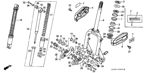  Gabel, Vorne (ch125g)