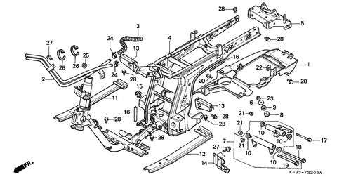  Rahmenkoerper (ch125j/ L/ M/ N/ P/ R)