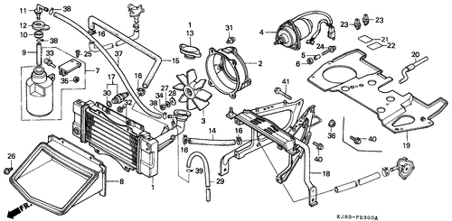  Kuehler (ch125e/ G)
