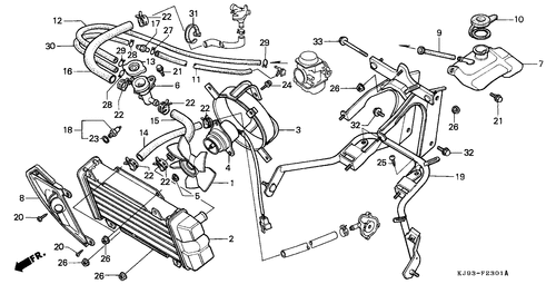  Kuehler (ch125j/ L/ M/ N/ P/ R)