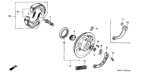  Front Brake Panel