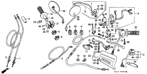  Hebelgriff/ Schalter/ Kabel