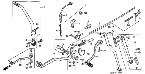  Pedal/ Kickstarter-arm