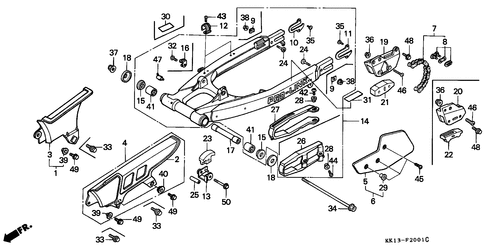  Swingarm/ Chain Case