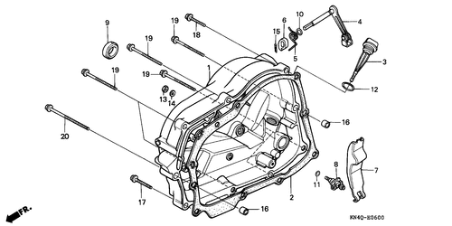  Panneau Carter-moteur D.