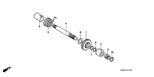  Kick Starter Spindle