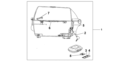  Top Box/ Valise Honda