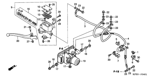  Vorderradbremse/ Abs-modulator (nss250a)
