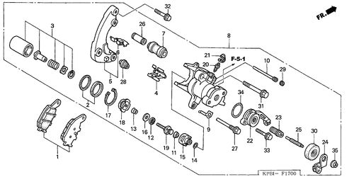  Hinterrad-bremssattel