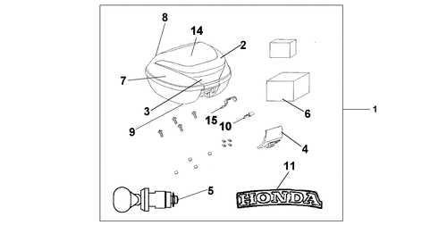  Top Box 35l Crown Beige Metallic