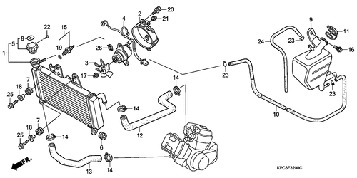  Kuehler (xl125v1/ 2/ 3/ 4/ 5/ 6)