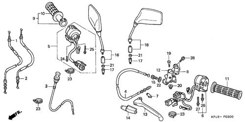  Handle Lever/ Switch/ Cable