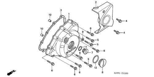  Left Crankcase Cover