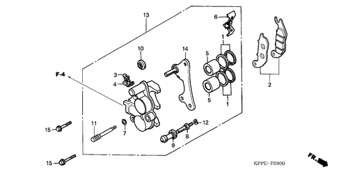  Vorderrad-bremssattel