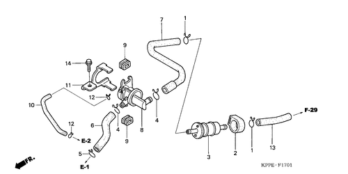  Air Injection Control Valve