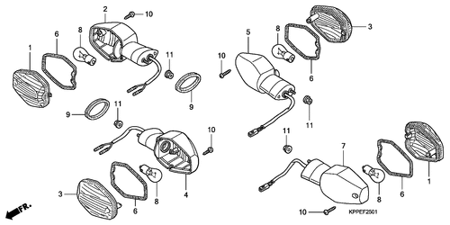  Blinker (cbr125rw7/ Rw9)