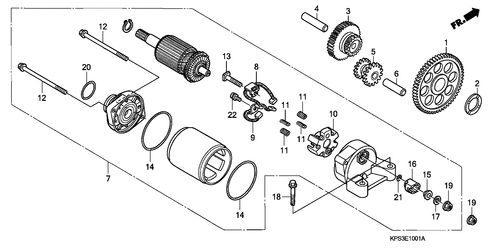  Motor De Arranque (crf230f8/ 9)