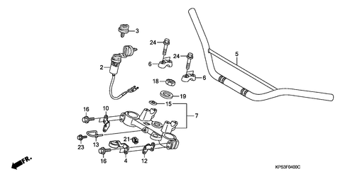  Handle Pipe/ Top Bridge