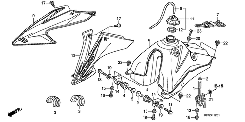  Kraftstofftank (crf230f8/ 9)