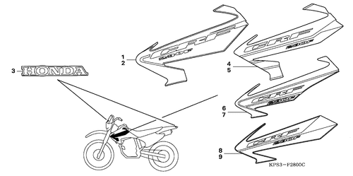  Fleje/ Marca (crf230f3/ 4/ 5/ 6)
