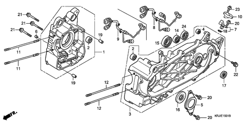  Crankcase (fes1257/ A7)(fes1507/ A7)