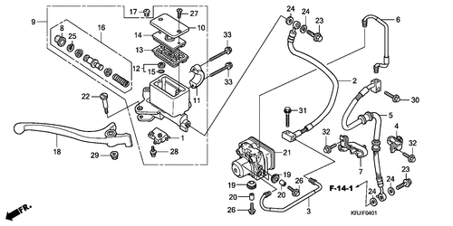  Vorderradbremse (fes125a)(fes150a)