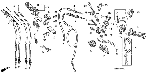  Handle Lever/ Switch/ Cable