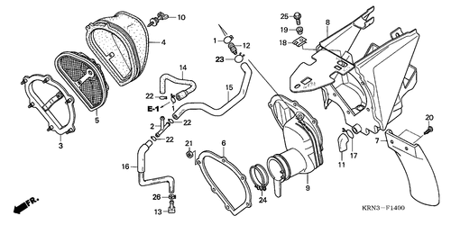  Luftfilter (crf250r4/ 5)