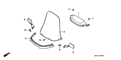  Meter Visor/ Wind Screen