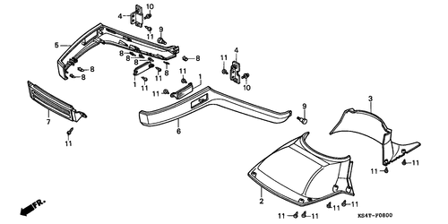  Front Under Cover/  Front Fender