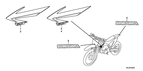  Marke (crf80f7/ Crf100f7)