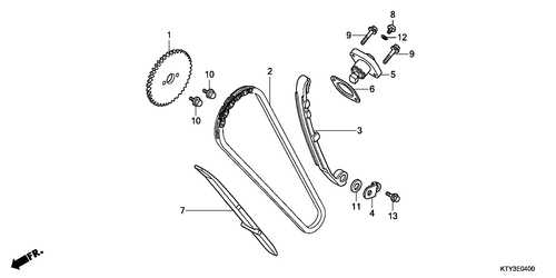  Nockenwellenkette/ Spannvorrichtung