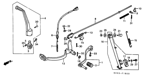  Pedal/ Kickstarter-arm