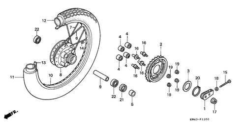  Roue Arriere