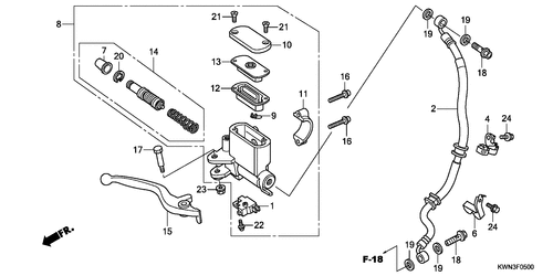  Frechts Brake Master Cylinder