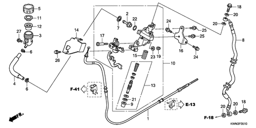  Brake Master Cylinder (cbs )
