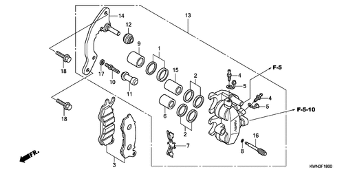  Front Brake Caliper