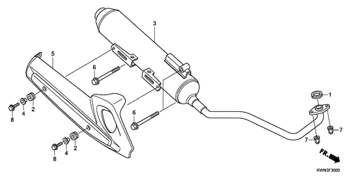  Exhaust Muffler