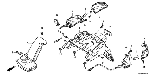  Rear Fender/ Rear Winker