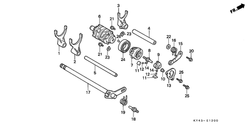  Gearshift Drum