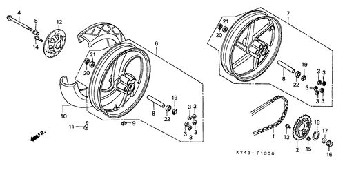  Rear Wheel