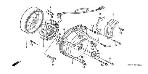  Panneau Carter-moteur G.